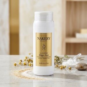 Nakery Beauty Magic Dust All Over Body Powder - White & Gold
